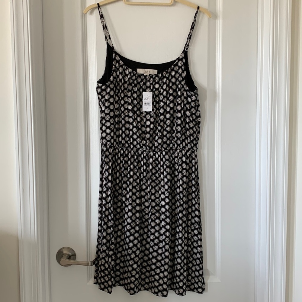 NWT LOFT Floral Print Sleeveless Sundress Size Small